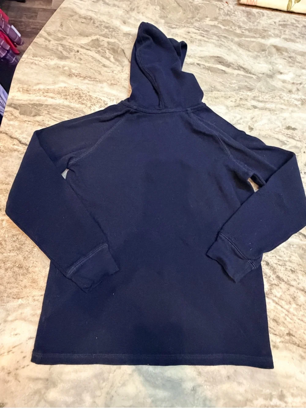 OshKosh B’gosh Boys Navy Blue Pullover Hoodie Sweatshirt Size 10/12